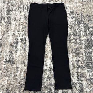 Black Straight-Leg Pants WHBM size 8